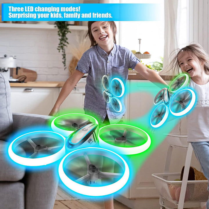 AVIALOGIC Q9s Drone Drohne für Kinder mit Höhehalten und Kopflosem Modus,RC Quadcopter mit Blauen &