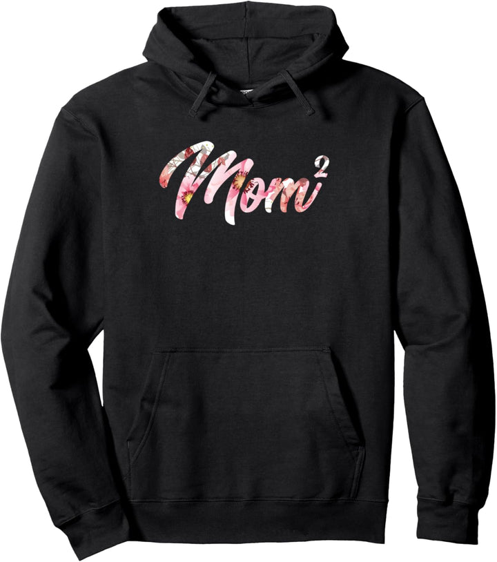 Mom Squared Floral Design niedlich Mütter Tag Pullover Hoodie