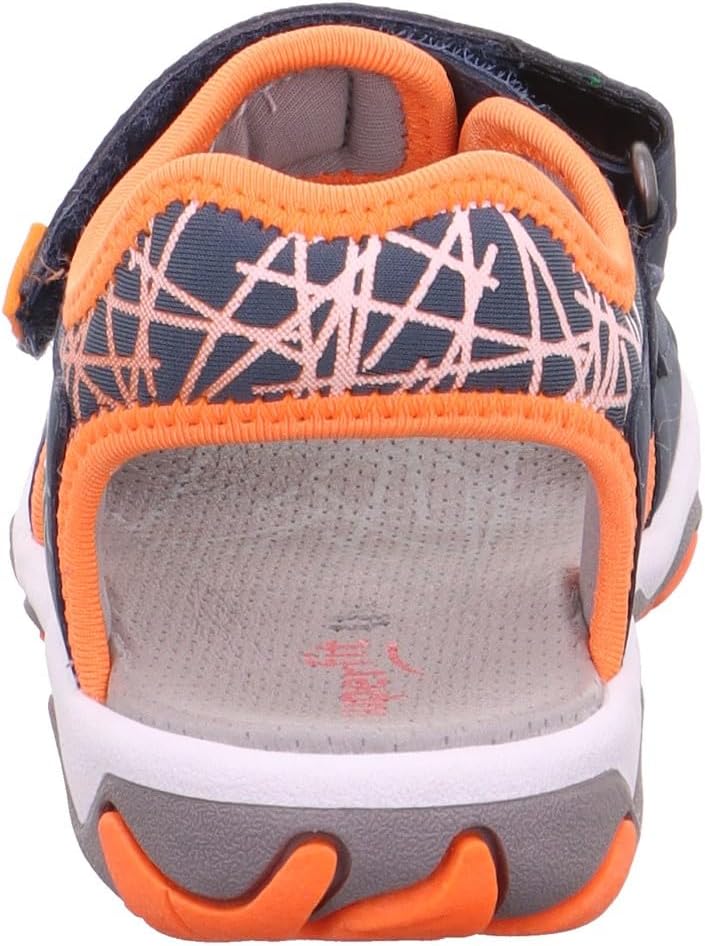 Superfit Jungen MIKE 3.0 Riemchensandalen 25 EU Blau Orange 8020, 25 EU Blau Orange 8020