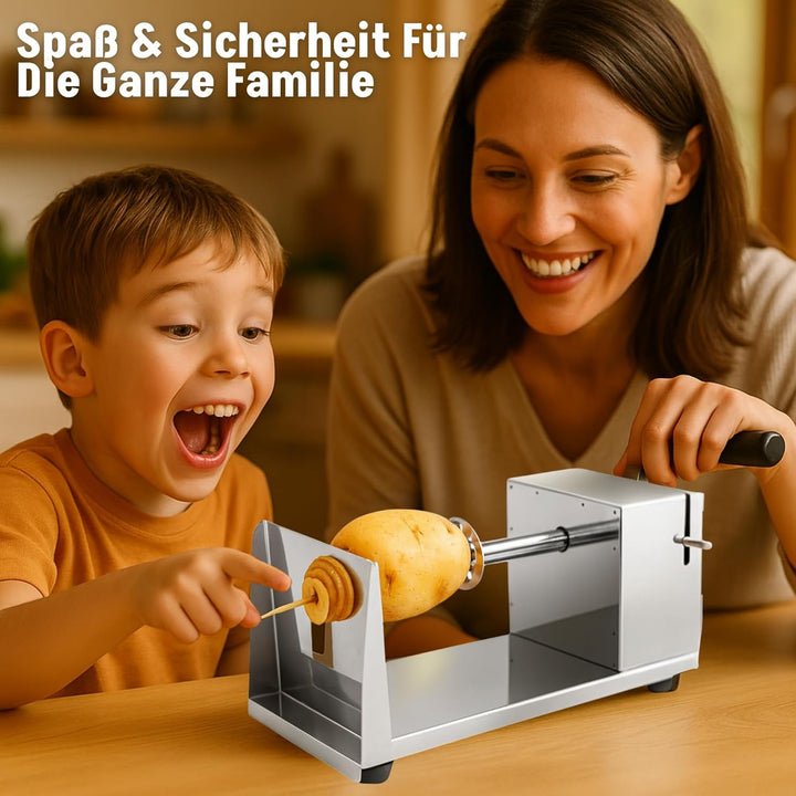 Ikigai Spiralschneider Kartoffelschneider Kartoffel Twister, Uten Gemüse Schneider aus Edelstahl für