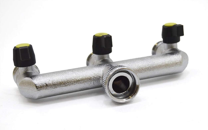 S & M 550256 Triple 3 Wege-Ventil 3/10,2 cm X 3/10,2 cm