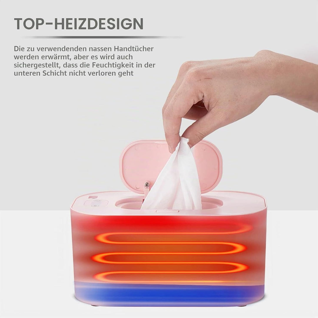 USB Feuchttuchwärmer für Babys, 10 W, 3 Temperaturmodi, Windelwärmer, konstante Temperatur, grosse K