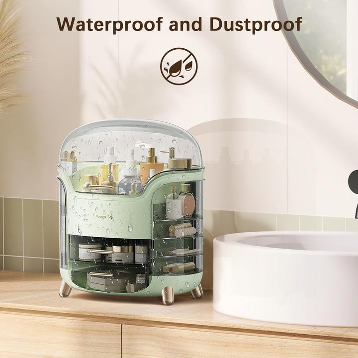 Make Up Organizer, Hautpflege-Organizer Wasserdichter Staubdichter Badezimmer Organizer und Aufbewah