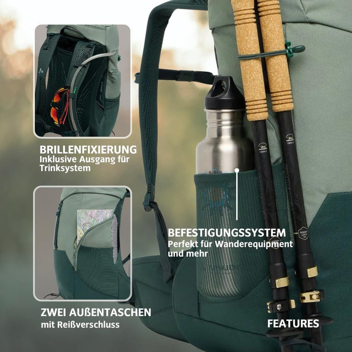 VAUDE Unisex Jura 24 Rucksäcke (1er Pack) Einheitsgrösse Agave, Einheitsgröße Agave