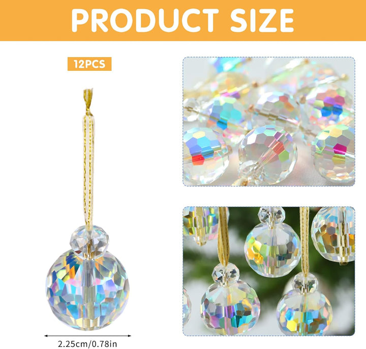 Sonnenfänger Kristall,Kristalle zum Aufhängen,Regenbogen-Sonnenfänger,Hanging Windspiel Regenbogen,f