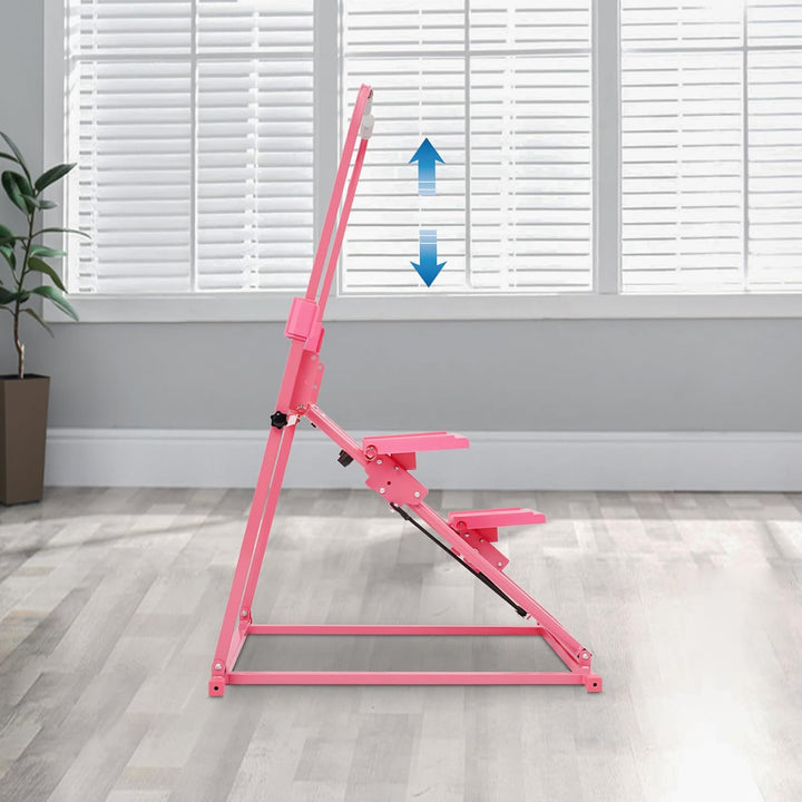 Treppensteiger Fitnessgerät Klappbar Vertikaler Climber Stepper Treppenstepper mit 3 Stufen Einstell