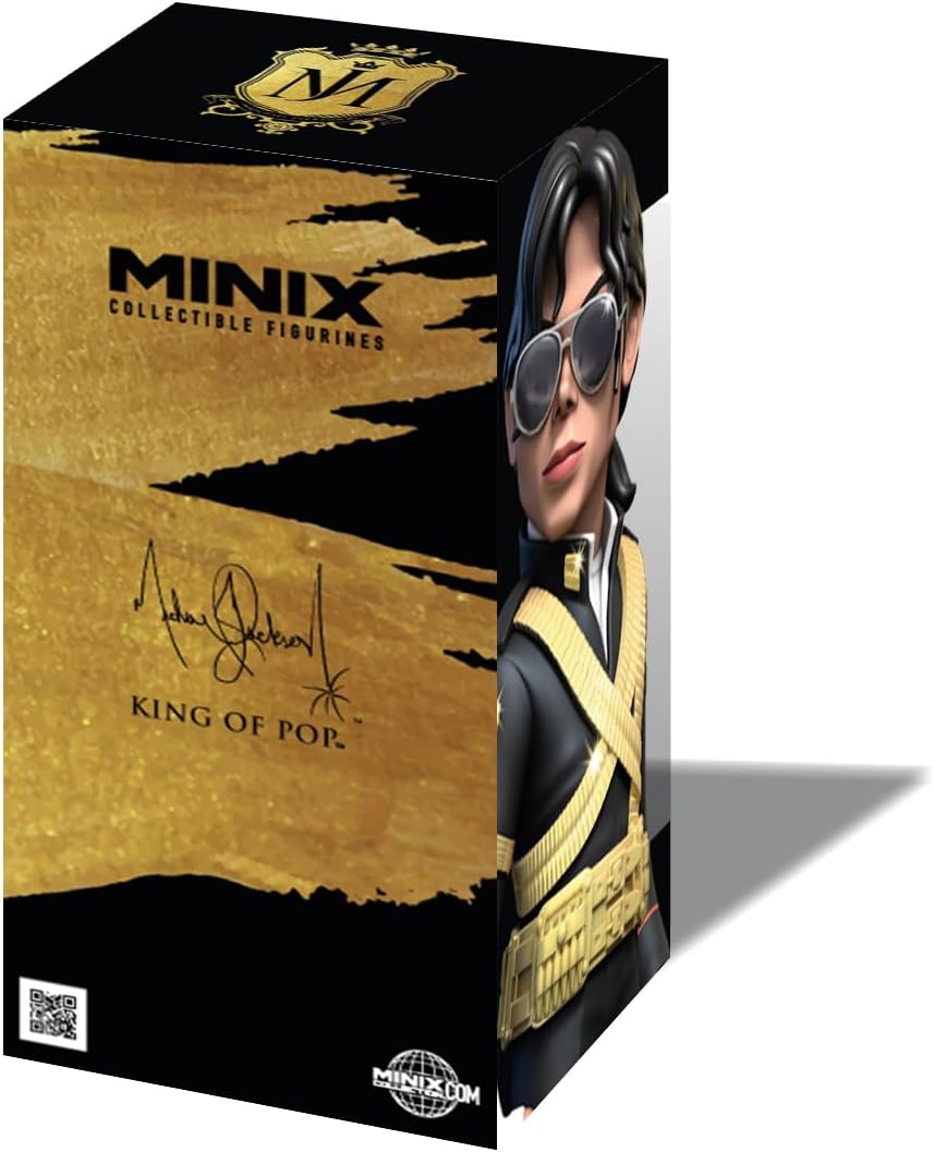 BANDAI Minix Sammelfigur, 12 cm, Michael Jackson 10K, Sammlerstücke für Ausstellung, Geschenkidee, S
