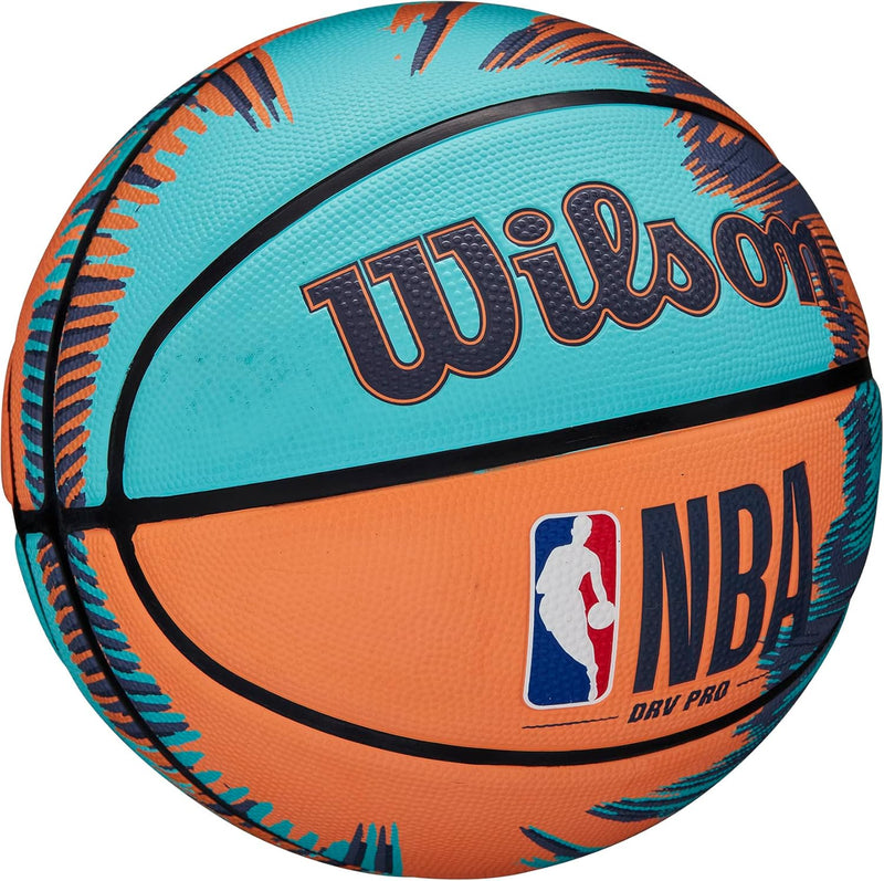 Wilson Unisex-Youth NBA Drv Pro Streak 7 Blau / Orange, 7 Blau / Orange