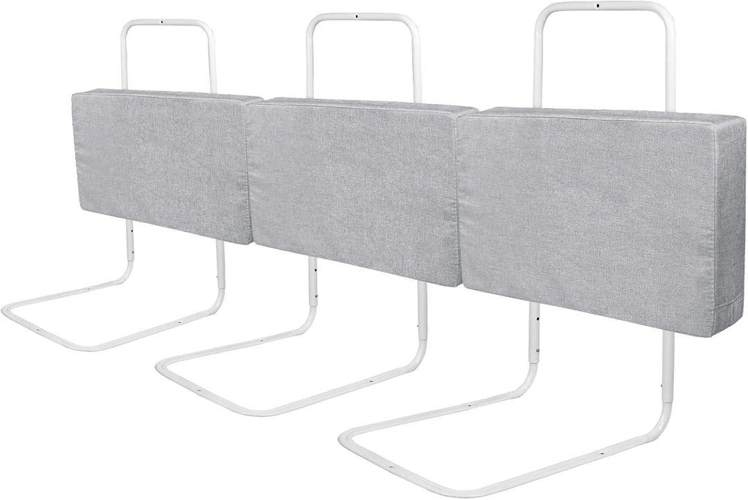 UISEBRT 3 Stück Bettgitter 60cm Rausfallschutz Bett, Bettschutzgitter für Kinder 5-Loch Höhenverstel
