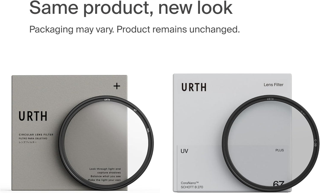 Urth 72 mm Graufilter ND1000 (10 Stop) ND Filter (Plus+) 72mm Reinschrauben, 72mm Reinschrauben