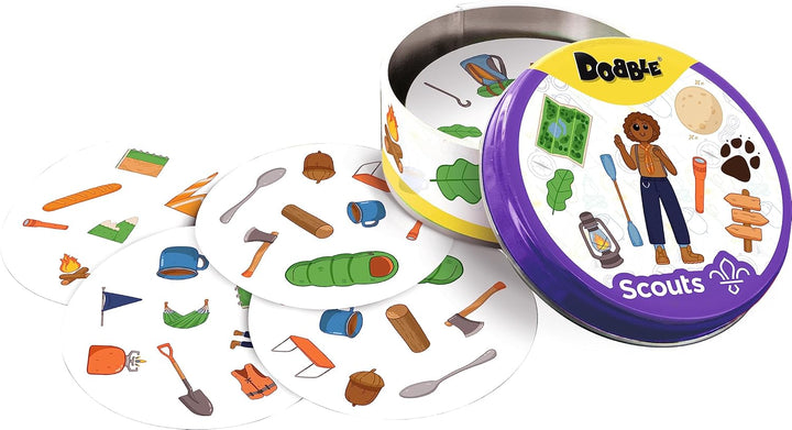 Dobble Scouts | Kartenspiel | Ab 6 Jahren | 2-8 Spieler | 15 Minuten Spielzeit Scouts Scouts, Scouts