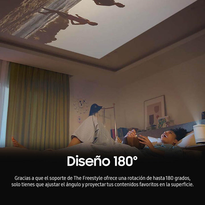 Samsung The Freestyle 2. Generation - 76,2 cm bis 254 cm - LCoS - HDMI, Bluetooth, Wi-Fi - weiss