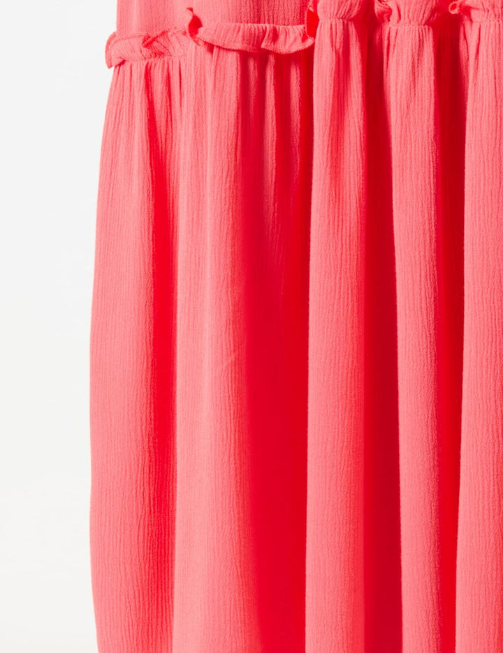 VERO MODA Female Kleid VMMENNY Langes Kleid M Cayenne, M Cayenne