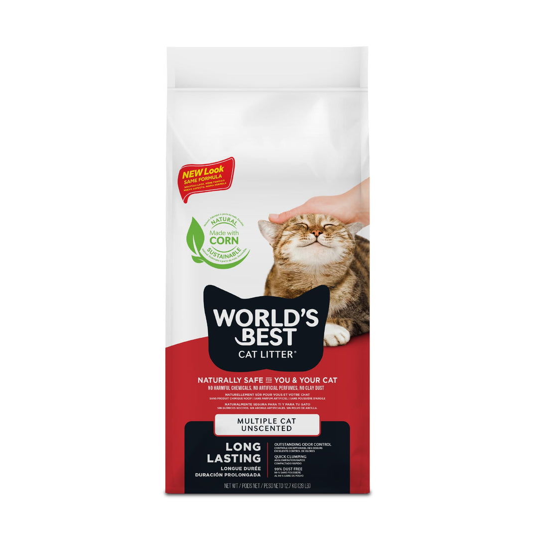 World 's Best Katzenstreu Cat scoopable Multiple Cat Katzenstreu klumpend Formel, 6,35 kg Tasche 6.3