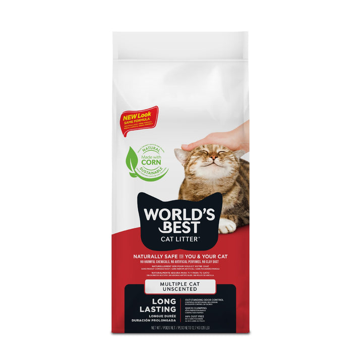 World 's Best Katzenstreu Cat scoopable Multiple Cat Katzenstreu klumpend Formel, 6,35 kg Tasche 6.3