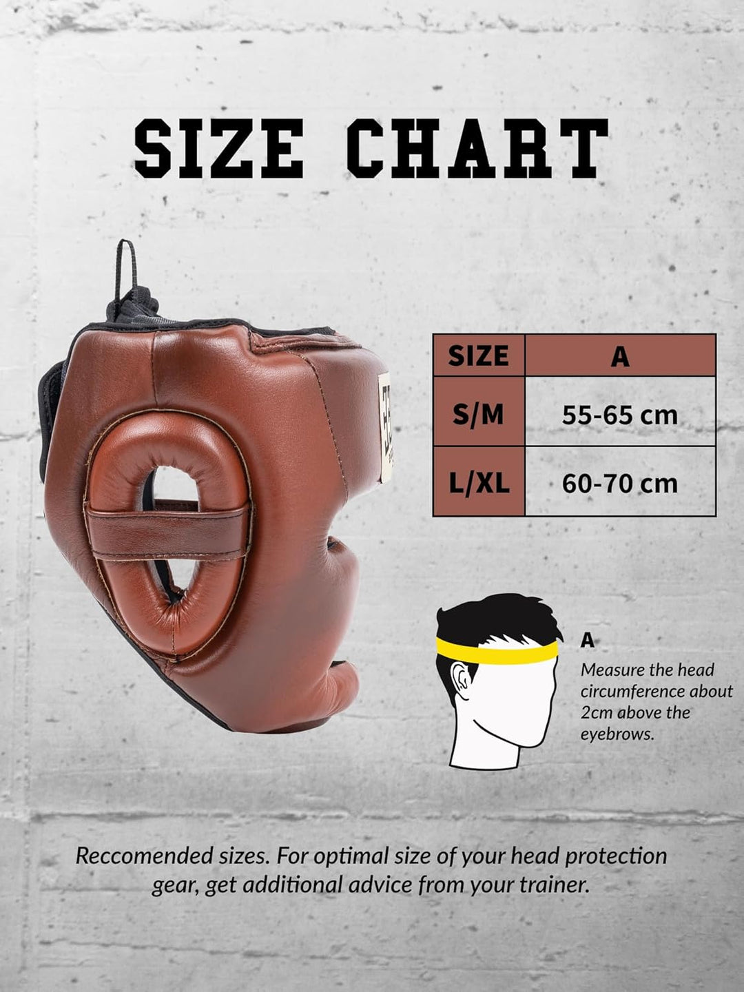 BENLEE Kopfschutz aus Leder PREMIUM HEADGUARD Brown/Black/Beige L-XL, Brown/Black/Beige L-XL