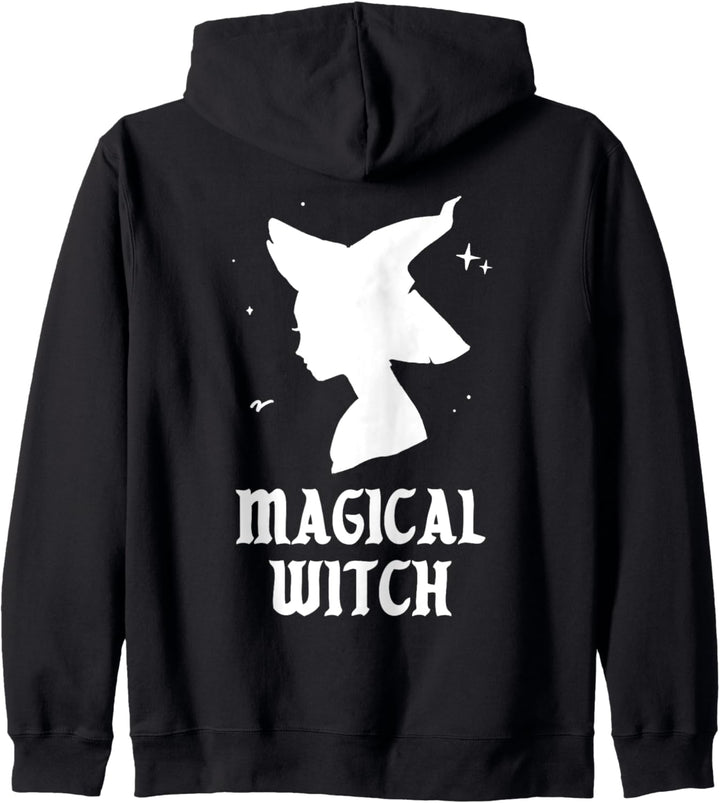 Magische Hexe Funny Spooky Vibes Gotik Halloween Kostüm Kapuzenjacke