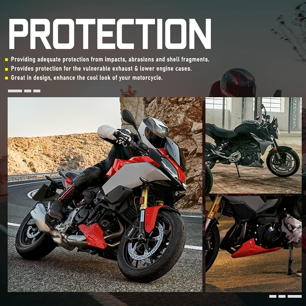 Lorababer Motorrad Untere Abdeckungen Bellypan Motorschutz Schutz Spoilerverkleidung Verkleidung Kar