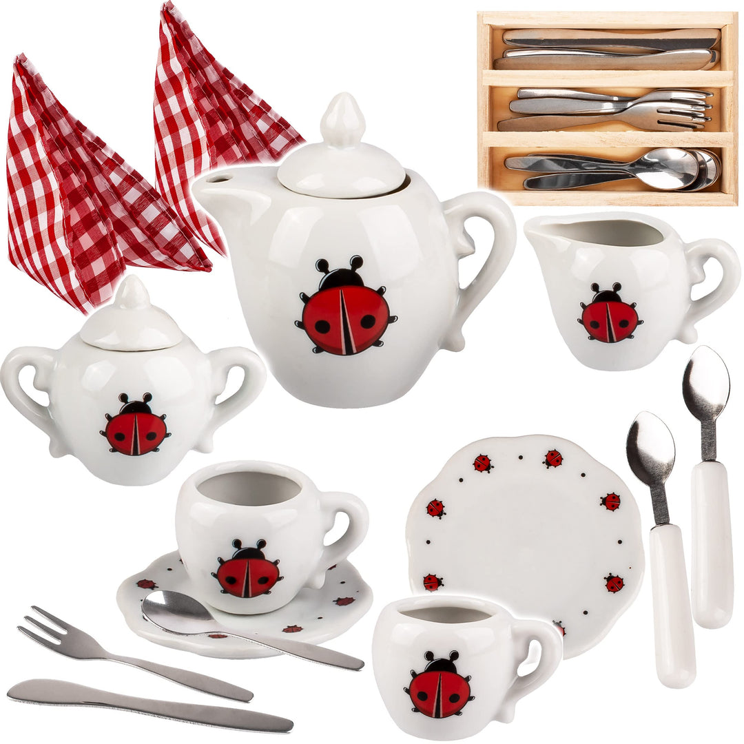 alles-meine.de GmbH Puppenküche - Geschirr &amp; Zubehör Verschiedene Modelle wählbar 26 TLG. Set Puppen