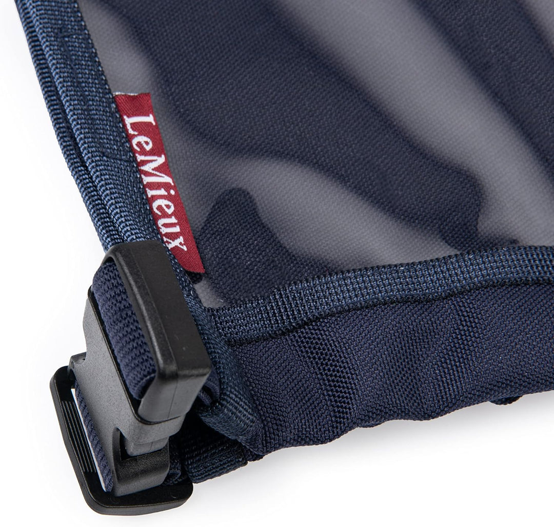 LeMieux Unisex-Lätzchen mit transparenter Vorderseite, Wettkampfnummernanzeige – Bequeme und stilvol
