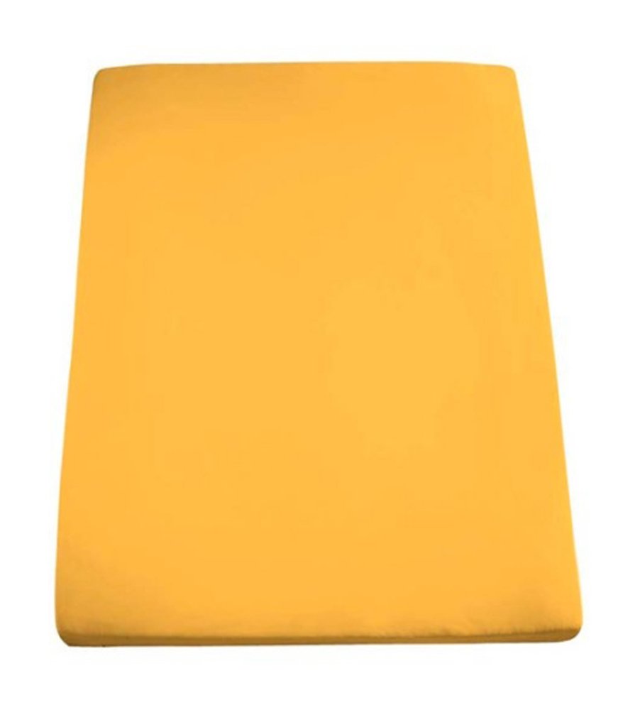 Formesse Bella-Donna Jersey Spannbettlaken goldgelb, 140x200 - 160x220 cm 140x200 - 160x220 Goldgelb