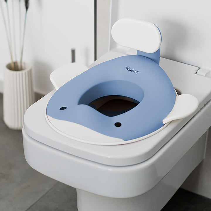 Kindsgut Toiletten-Aufsatz Wal für Kinder, kinderfreundliches Wal-Design, in dezenten und modernen F