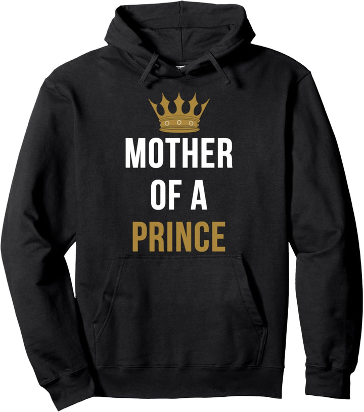 Mutter Sohn Partnerlook Mother Of A Prince Partneroutfit Pullover Hoodie