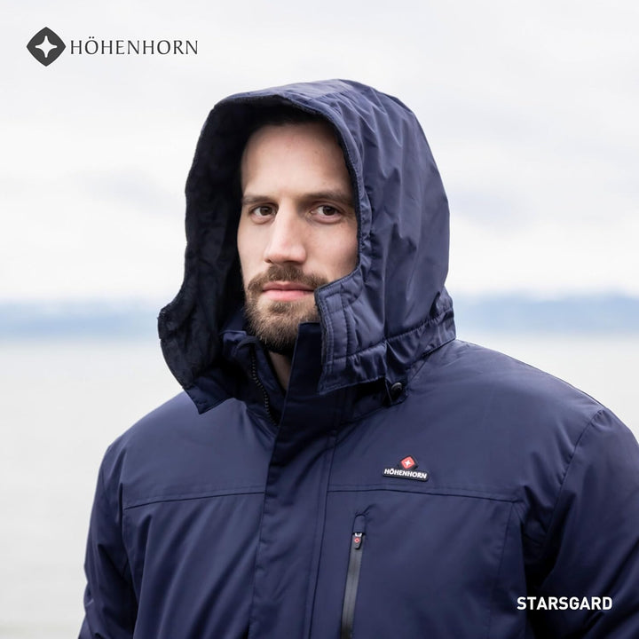 Höhenhorn Starsgard Herren Winter Jacke Wasserdicht Atmungsaktive Funktionsjacke M Dunkelblau, M Dun