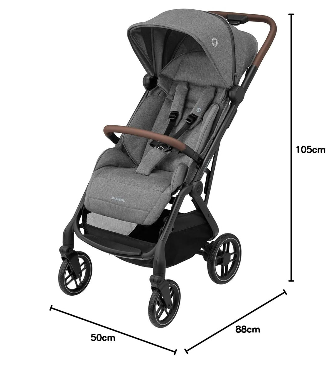 Maxi-Cosi Soho Kinderwagen, 0–4 Jahre, 0–22 kg, ultrakompakt Buggy, Automatischen Einhand-Klappmecha