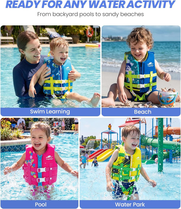 Gogokids Kinder Schwimmweste Float Jacket – Kleinkind Badeanzug Assist Bademode Schwimmtraining Auft