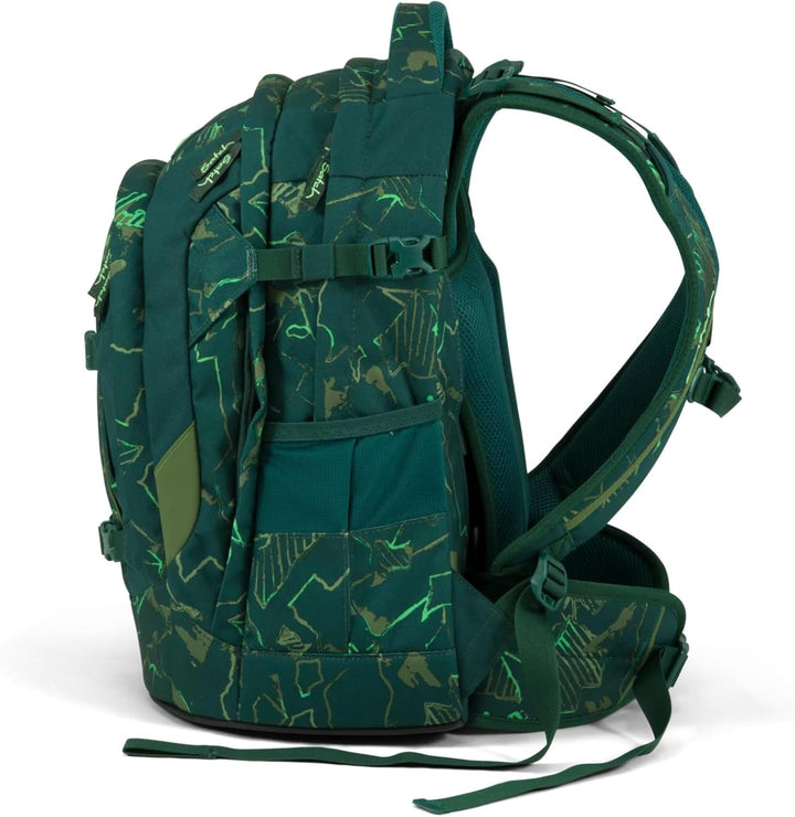 Satch Pack ab 5. Klasse ergonomisch 30L Stauraum standfest Organisationstalent 45 cm Green Compass,