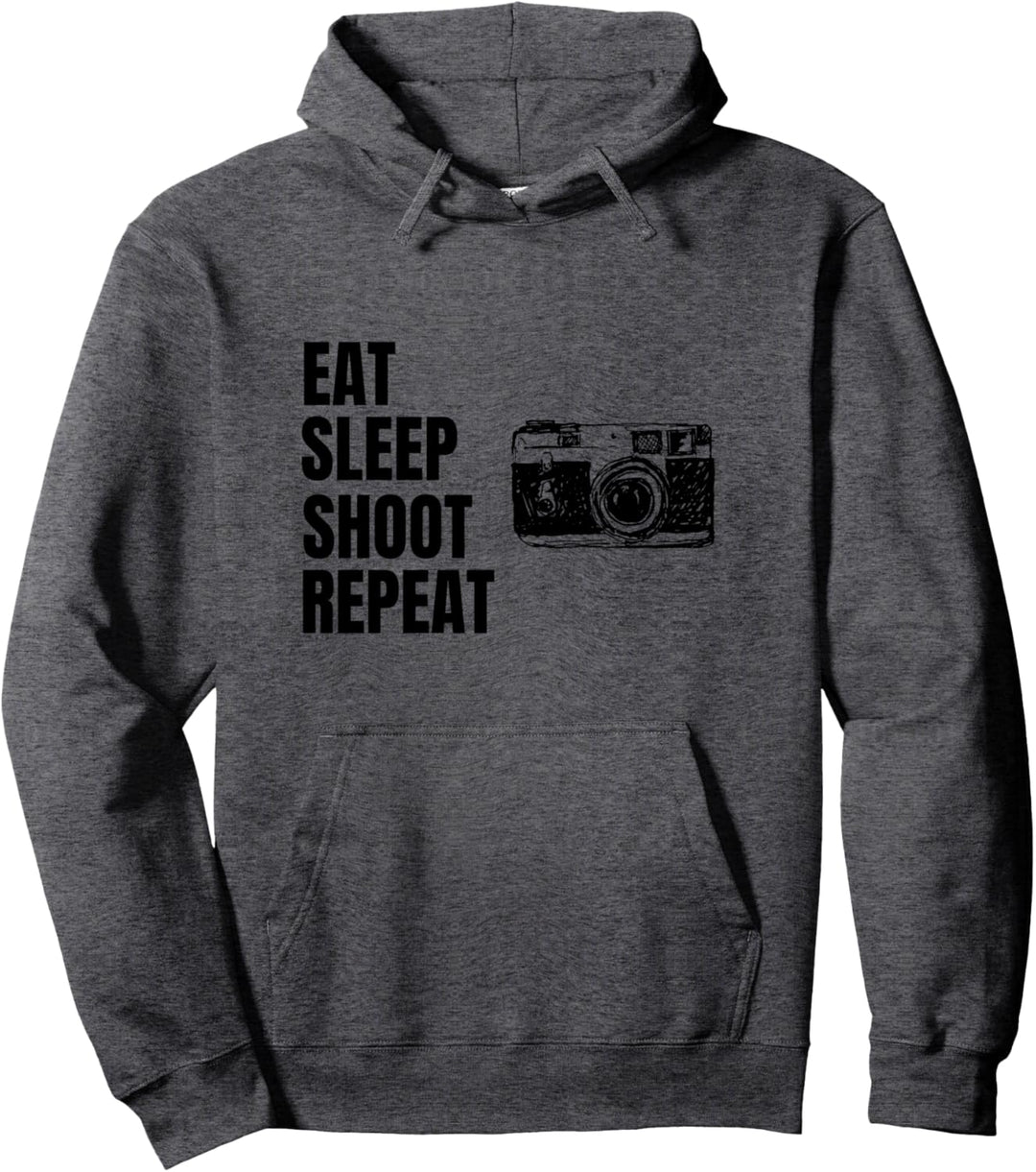 Photographer Eat Sleep Shoot Repeat Pullover Hoodie