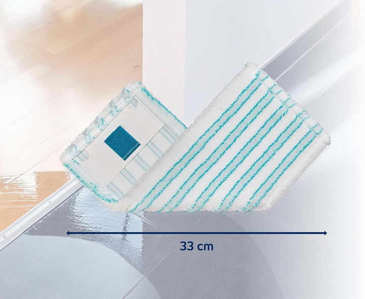 Leifheit Wischbezug CLEAN Twist M Ergo/Power CLEAN M Micro Duo 5er Set, Bodenwischer Ersatzbezug für