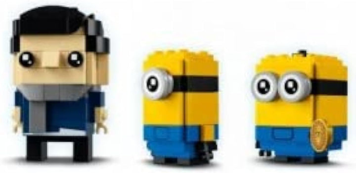 LEGO 40421 Minions Brickheadz Belle Bottom, Kevin und Bob