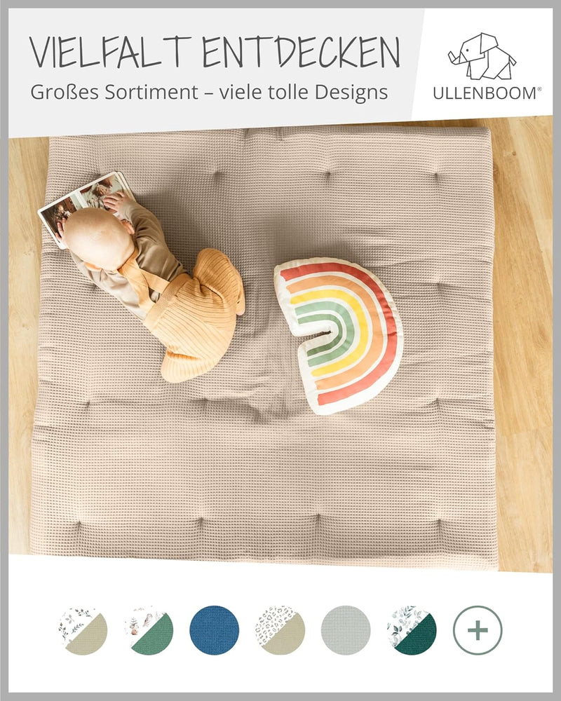 ULLENBOOM ® Windeltasche für unterwegs, Sand, Made in EU - Wickeltasche für bis zu 3 Windeln, Feucht