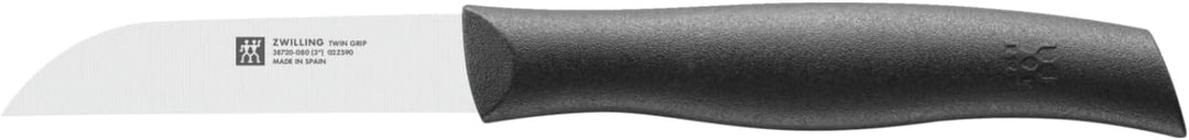 ZWILLING Twin Grip Messerset 3-teilig, Rostfreier Edelstahl, Kunststoffgriff, Schwarz