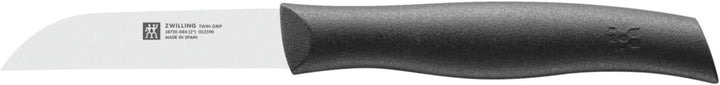 ZWILLING Twin Grip Messerset 3-teilig, Rostfreier Edelstahl, Kunststoffgriff, Schwarz