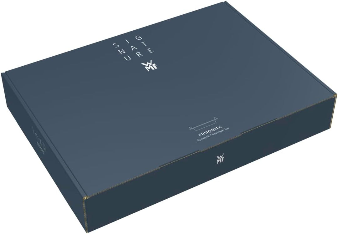WMF Fusiontec 3in1 Grillplatte Induktion 41 x 30 x 6 cm, Teppanyaki Platte, grosse Oberfläche, High-