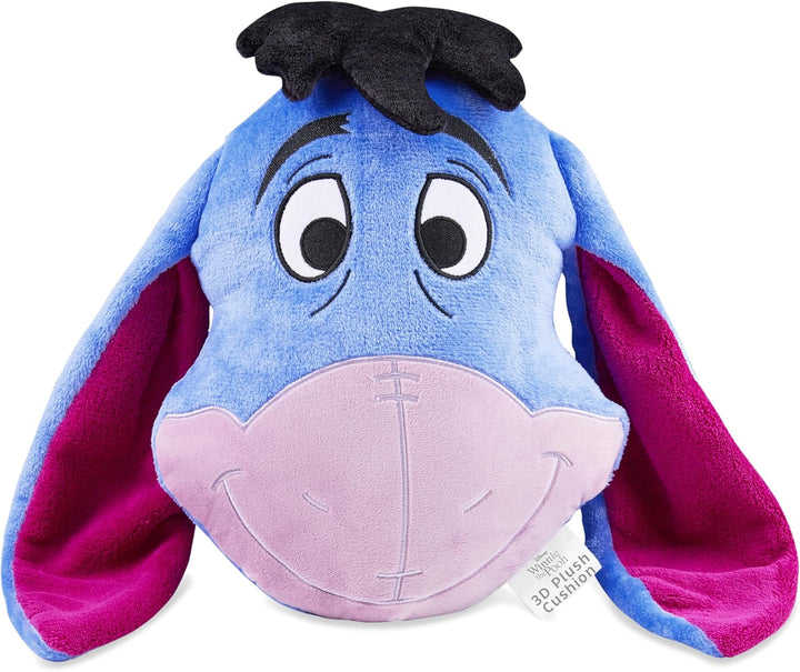 Disney Stitch Kuscheltier Plüsch Kissen, 3D Deko Kissen, Weiches Kuschelkissen für Sofa oder Bett, G