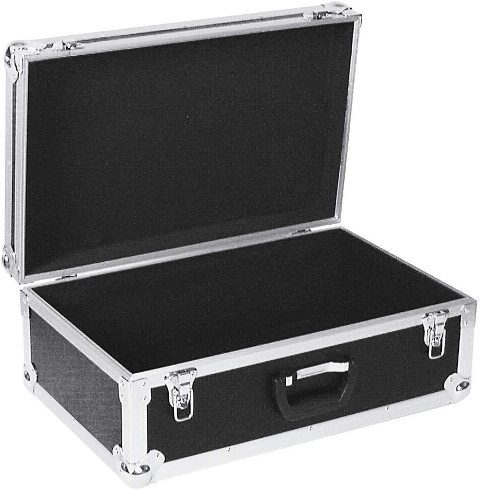 ROADINGER Universal-Koffer-Case Tour Pro schwarz | Flightcase Tour Pro | Schaumstoffgepolsterter Inn
