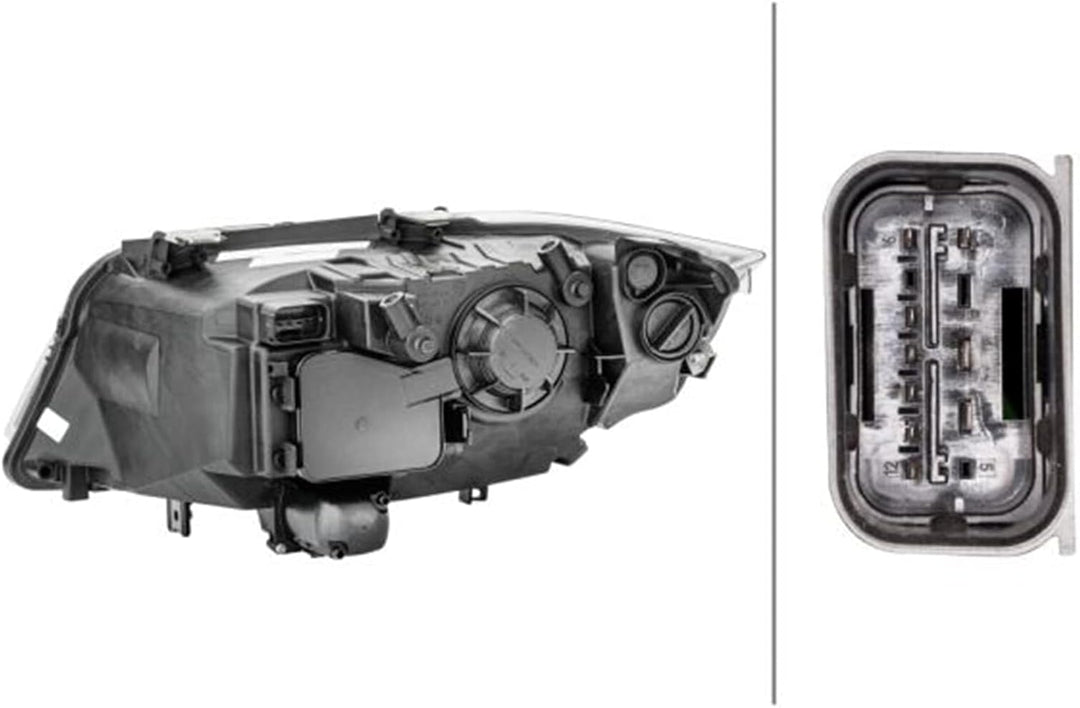 HELLA 1E1 354 699-021 Halogen-Hauptscheinwerfer - rechts - für u.a. BMW 3 (E90) Rechts (Beifahrersei