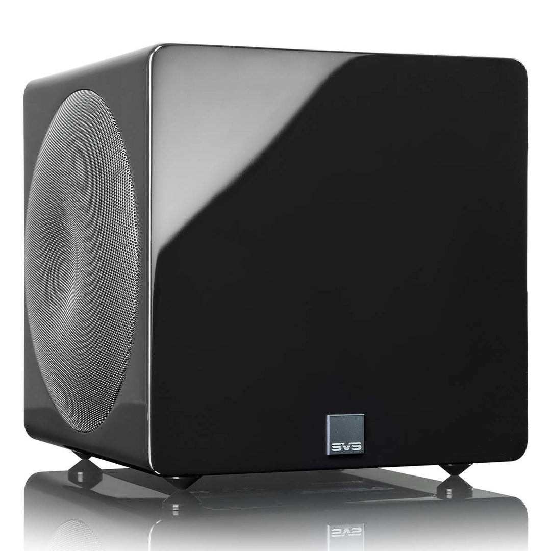 SVS 3000 Mikroversiegelter Subwoofer mit voll aktiven Dual-Treibern (20,3 cm (8 Zoll), Piano Gloss B