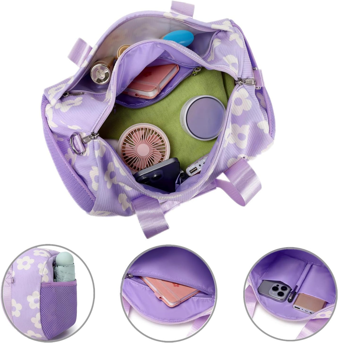 Sporttasche Kinder Mädchen Tanztasche Kinder Balletttasche Corduroy Handtasche Geschenk für Mädchen