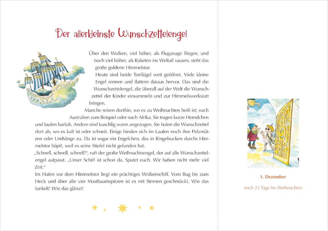Der verlorene Wunschzettel. Ein Poster-Adventskalender zum Vor- und Selberlesen (Adventskalender mit