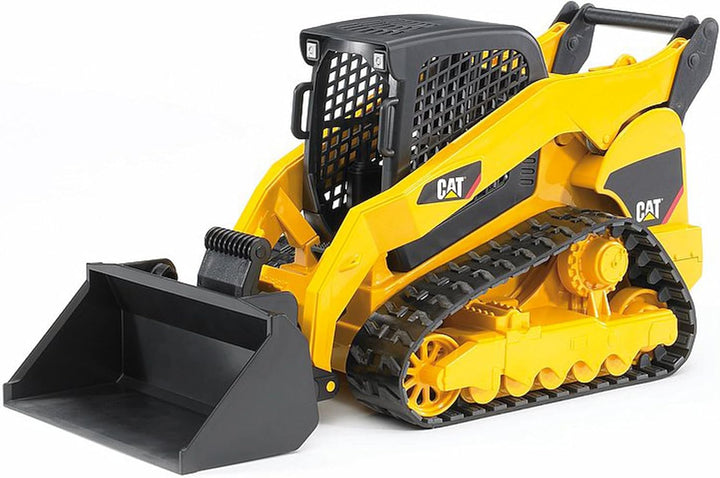 bruder 02136 - Cat Kompaktkettenlader inklusive Frontadapter - 1:16 Baufahrzeug, Baustelle, Lader, S