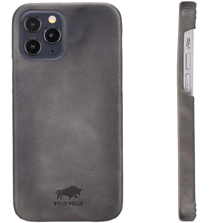 Solo Pelle Lederhülle für das iPhone 12 Pro Max in 6.7 Zoll Princeton Case Leder Hülle Ledertasche B