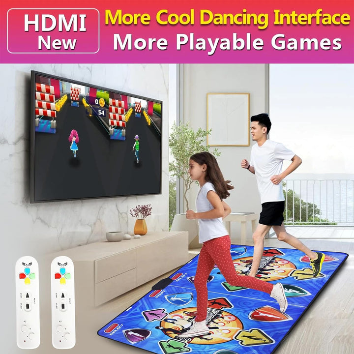 Tanzmatte, rutschfeste kabellose Tanzmatte für Kinder und Erwachsene, Tanzspiel für TV, Tanzspielmat