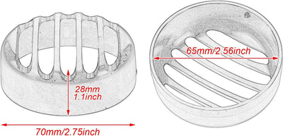 HDBUBALUS Kühlergrill-Blinker-Linse aus Aluminium für hinten, passend für Harley Sportster ab 2016.