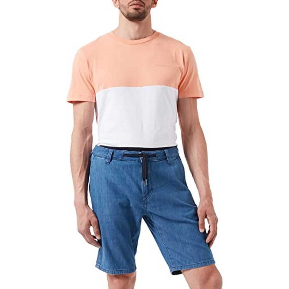 TOM TAILOR Herren Bermuda Shorts in Jeans-Optik 33 10113 - Clean Mid Stone Blue Denim, 33 10113 - Cl