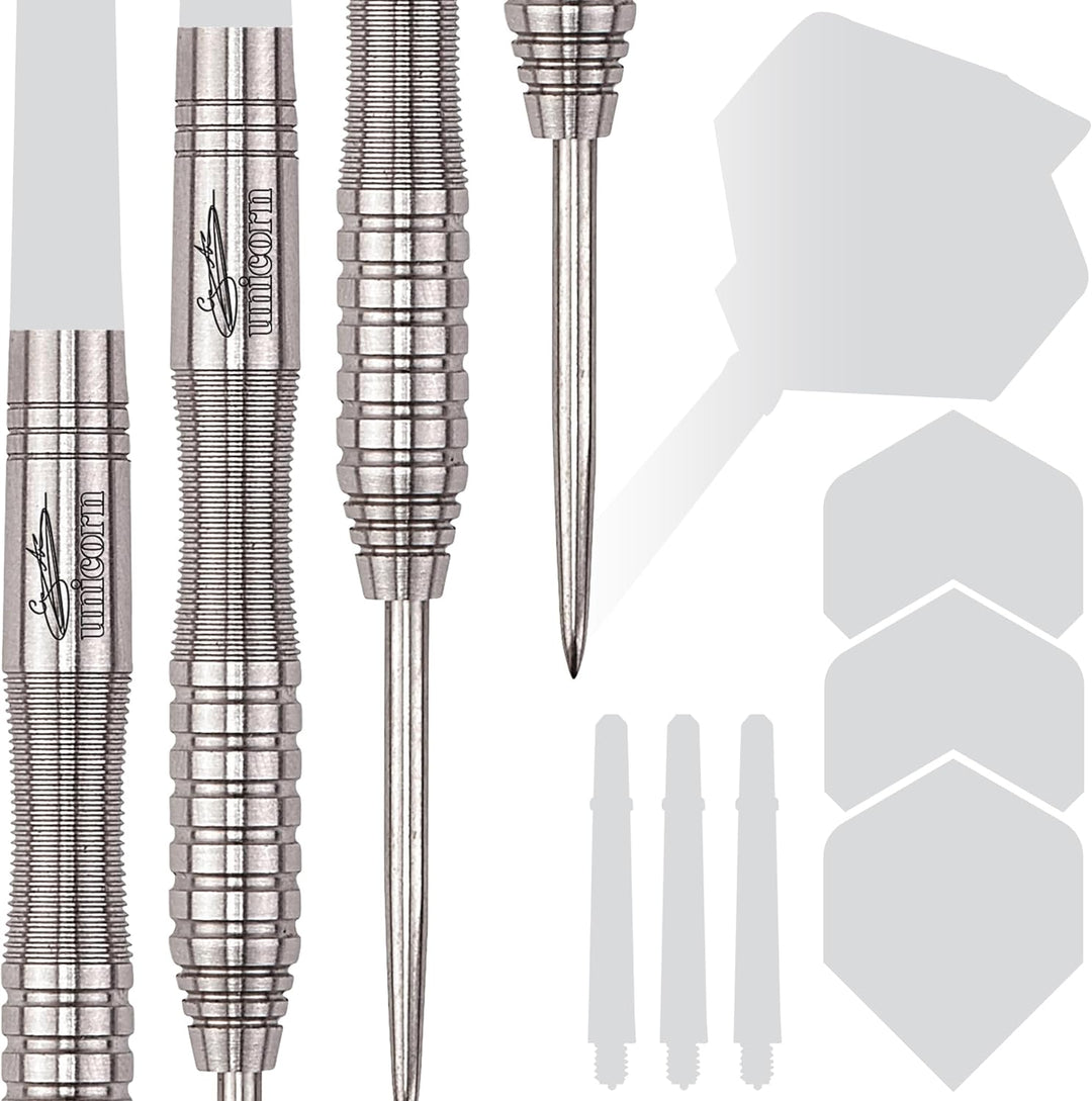 Unicorn Phase 2 Gary Anderson Purist Steel Barrel 24 g Silber, 24 g Silber